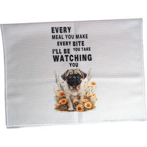 Dog Place Mat / Kitchen Towel - Funny - Brand New